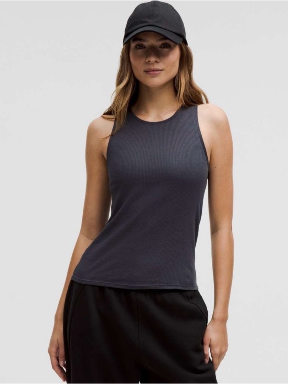 🍋LULULEMON SHEER COTTON HOGH NECK TANK🍋‼️NWT